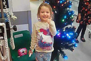 Supporting image for story: Family overwhelmed as Newport raises £2,000 for poorly Kaydence, 4