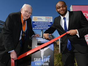 Supporting image for story: Dudley's first knife surrender bin unveiled after string of stabbings


