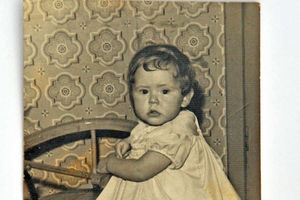 Carol Decker as a toddler growing up in post-war Liverpool