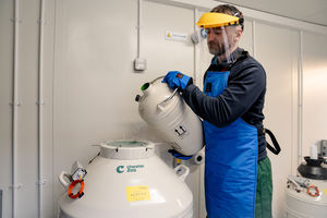 A cryo tank at Chester Zoo. Picture: Chester Zoo