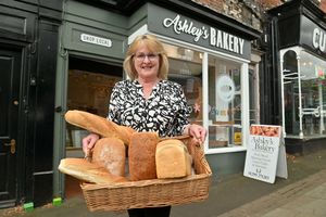 Jane Key, who works at Ashley's Bakery. Photo: Steve Leath