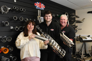 L-r - Gail Jennings - Walsall High-Growth Programme, Oliver Wellings - Birchills Automotive, and Andrew Wellings - Birchills Automotive