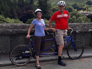 Supporting image for story: Tandem cycling challenge for charity