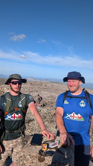 l-r Aiden Cook & Stuart Toop Ben Nevis