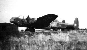 Humph's Lancaster at RAF Spilsby in Lincolnshire