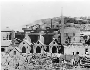 The Blast Furnaces at Blists Hill, c.1900