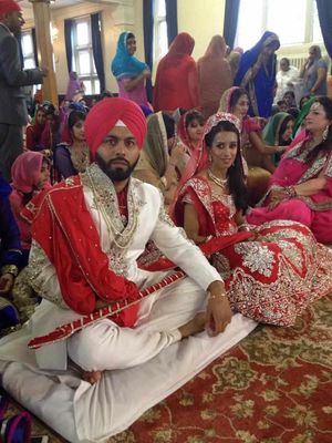Wolves fan Bachitar Singh Boparai who married Ravinder Kaur Dhinsa
