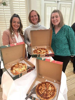 Chamber team members Kelly Riedel, Ruth Rossand Rachel Owen