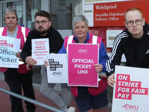 Supporting image for story: Hundreds of postal workers across Shropshire and Mid Wales join strike action