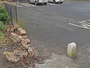 Supporting image for story: Two-car crash knocks out telegraph pole and pub's card machines while occupants of cars leave scene