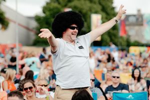 Crowds at Let's Rock Shrewsbury 2019