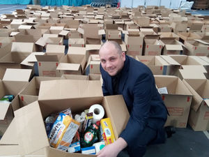Supporting image for story: Sandwell Council packs 1,000 food boxes for vulnerable people