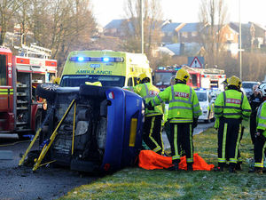 Supporting image for story: Woman cut from car after Halesowen crash