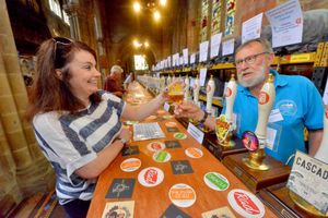 Judith Patrick from Church Conservation Trust and Tim Hockenhull