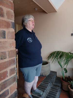 Shelly Bentley of the Campaign for Real Ale officially opens the new conservatory