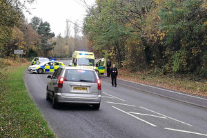 Police are turning vehicles around where Springhill Road is closed