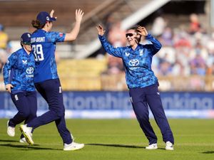 Supporting image for story: Linsey Smith: It’s surreal to celebrate five-for on my ODI debut for England