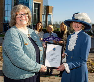 Niamh Kelly (HR Dept Shropshire) with Jane Trowbridge JP (High Sheriff of Shropshire)