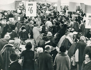 A bustling Beatties in January 1969