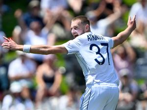 Supporting image for story: Gus Atkinson hat-trick puts England in command of second Test in New Zealand