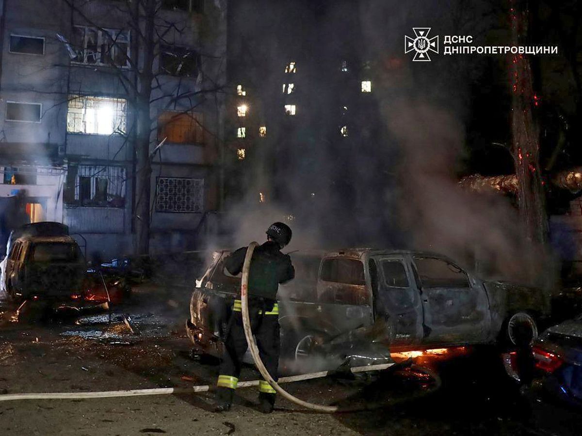 Russia strikes Dnipro as Ukrainian officials seek security pledges in Paris