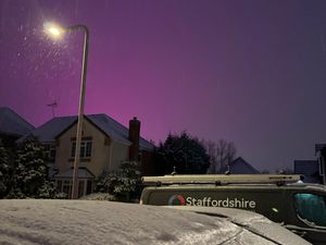 Supporting image for story: Unexpected Staffordshire Northern Lights mystery sighting solved - and you may kick yourself when you find out what caused the spectacular purple glow