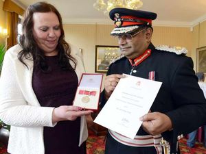 Supporting image for story: Medal honour for caring Julie