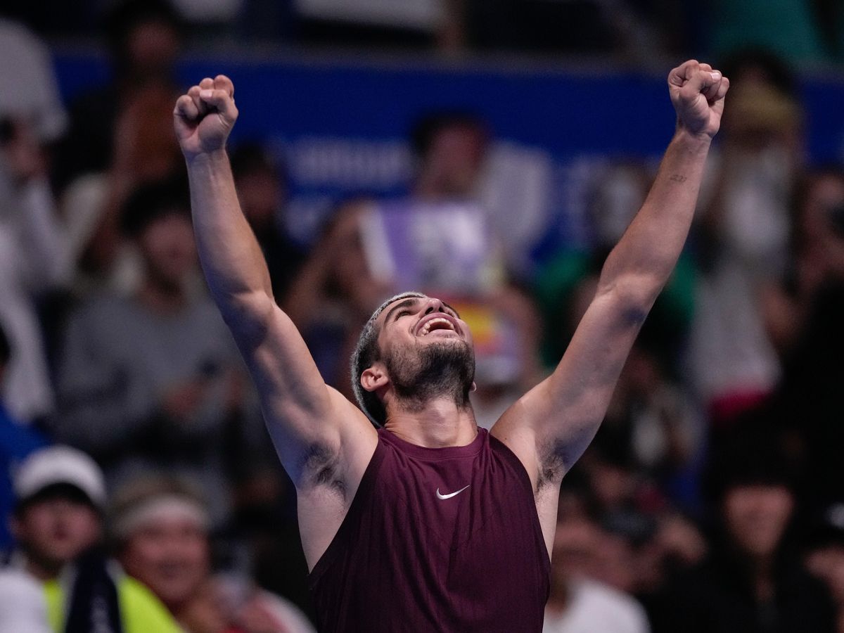 Carlos Alcaraz fury at time violation in Japan Open final win over Taylor Fritz