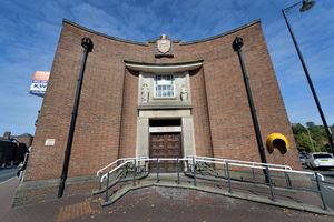 The old Dudley Police station on New Street, before it was transformed into flats