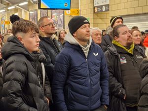 The participants listen to the pre-event speeches
