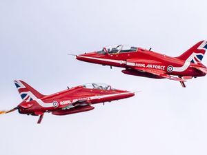Supporting image for story: Coronation flypast scaled down due to bad weather