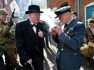 Supporting image for story: Churchill leads Ironbridge charity nostalgia event