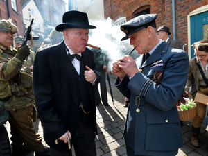 Supporting image for story: Churchill leads Ironbridge charity nostalgia event