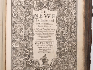 Supporting image for story: Rare bible sells for £4,500 at Shrewsbury  auction