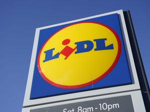 A Lidl supermarket sign