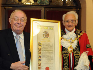 Supporting image for story: Merry Hill tycoon Roy Richardson given Freedom of Dudley borough 