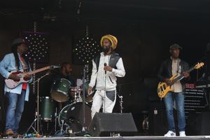 There was live entertainment throughout the day, such as Evan & IWAY Reggae Band,