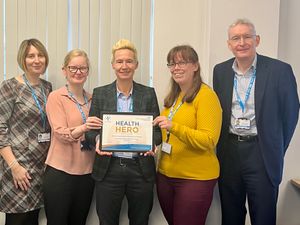 Supporting image for story: Three members of staff at Oswestry hospital named health heroes