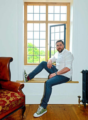 Luke Roper at his home