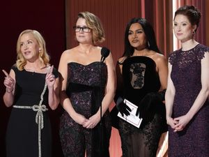 Supporting image for story: Mindy Kaling joins The Office US reunion on stage at the Actor Awards