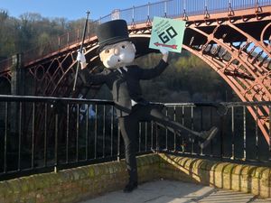 Mr Monopoly by the Iron Bridge