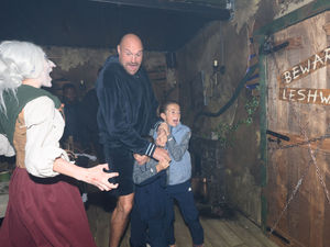 Supporting image for story: In Pictures: Tyson Fury and Luke Littler among famous faces visiting Alton Towers for launch of Scarefest 2025