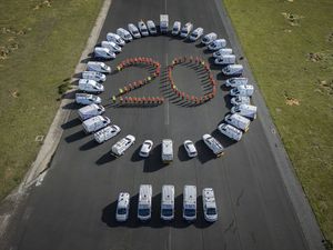 Openreach engineers celebrating 20 million homes and businesses reached