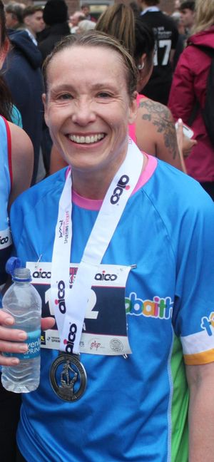 Helen Morgan MP ran the Oswestry 10k. Pic: Helen Morgan MP