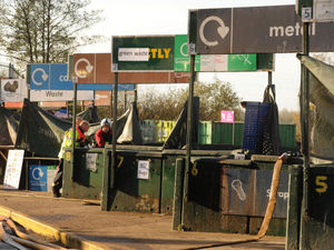 Supporting image for story: Walsall tip closed after recycling fire