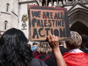 Supporting image for story: Four arrested on suspicion of terrorism offences during pro-Palestine protest