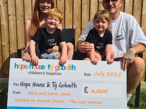 Supporting image for story: A Newtown family has raised an amazing £6,000 during a special birthday party, music festival and celebration of the life of their son Ronnie