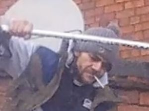 Supporting image for story: Image released by police after theft from lorry in Walsall