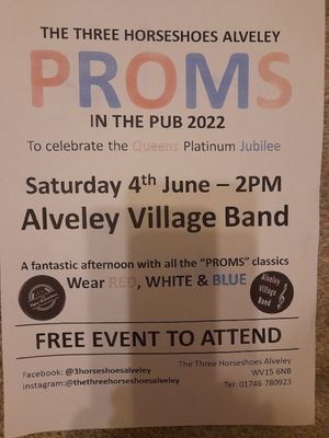 Poster for Alveley Village Band event