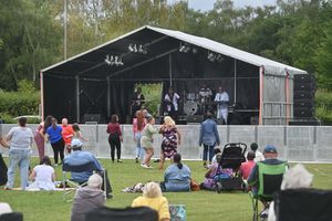 WALSALL COPYRIGHT NATIONAL WORLD STEVE LEATH 05/07/25Black Country Bash at Walsall Arboretum (not bandstand area, up on the fields instead). Kiani and Soul Therapy Band.